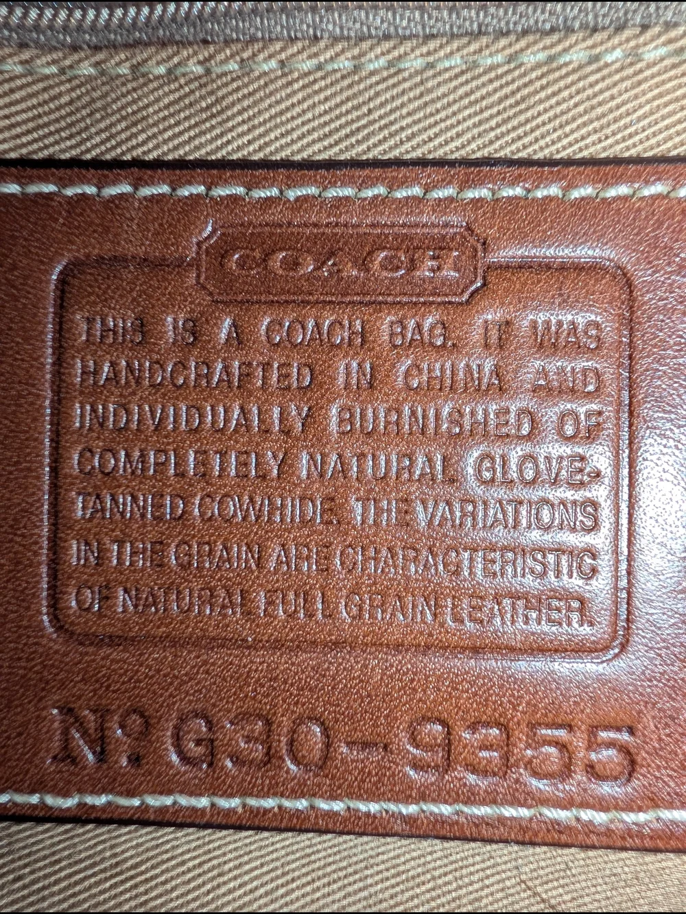 Vintage Coach Bleecker Crossbody Bag